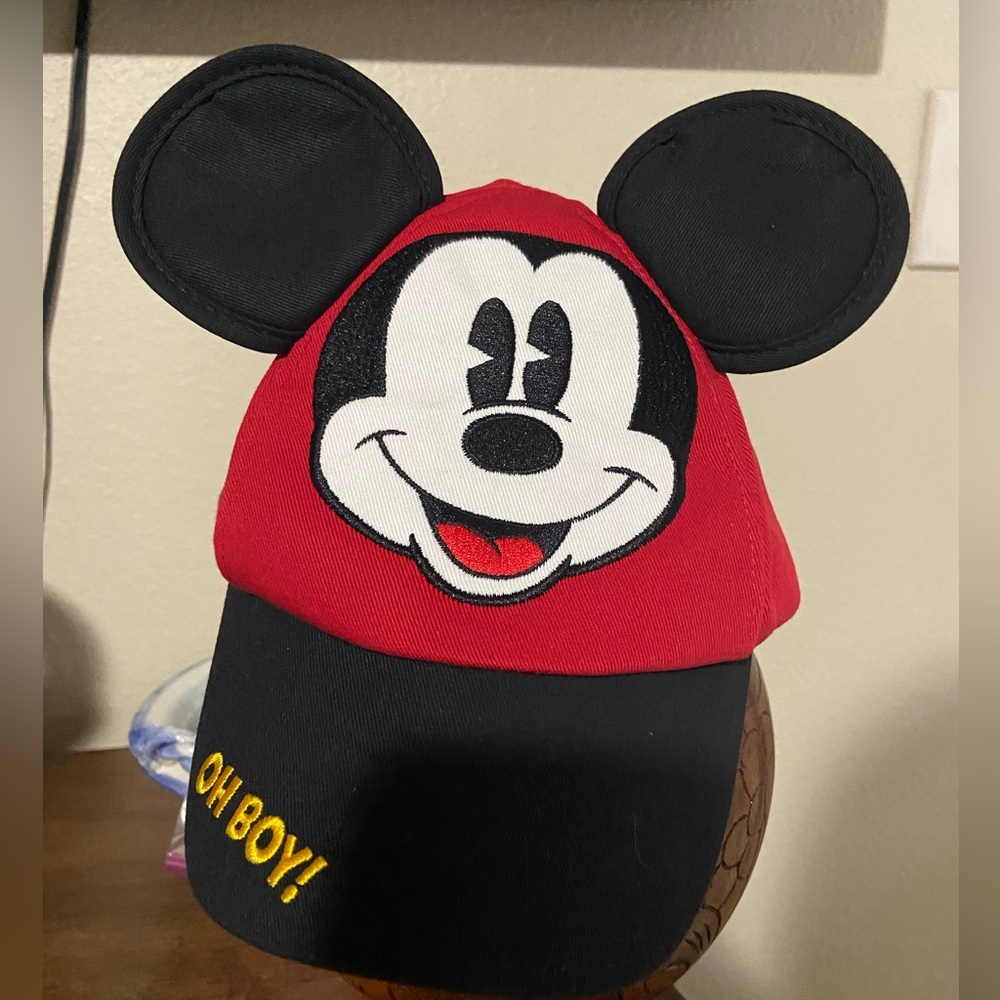 Disney Red Cap with Black Accents